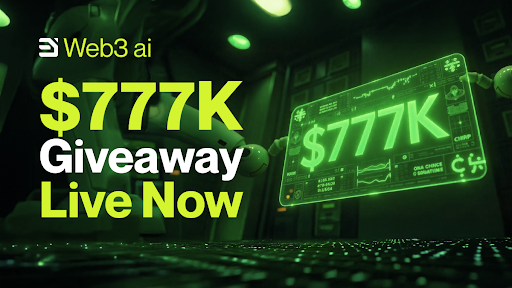 Web3 ai’s $777K Giveaway Could Spark a 1000x Rally! Ethereum Eyes $3,600 & PEPE Faces 15% Drop