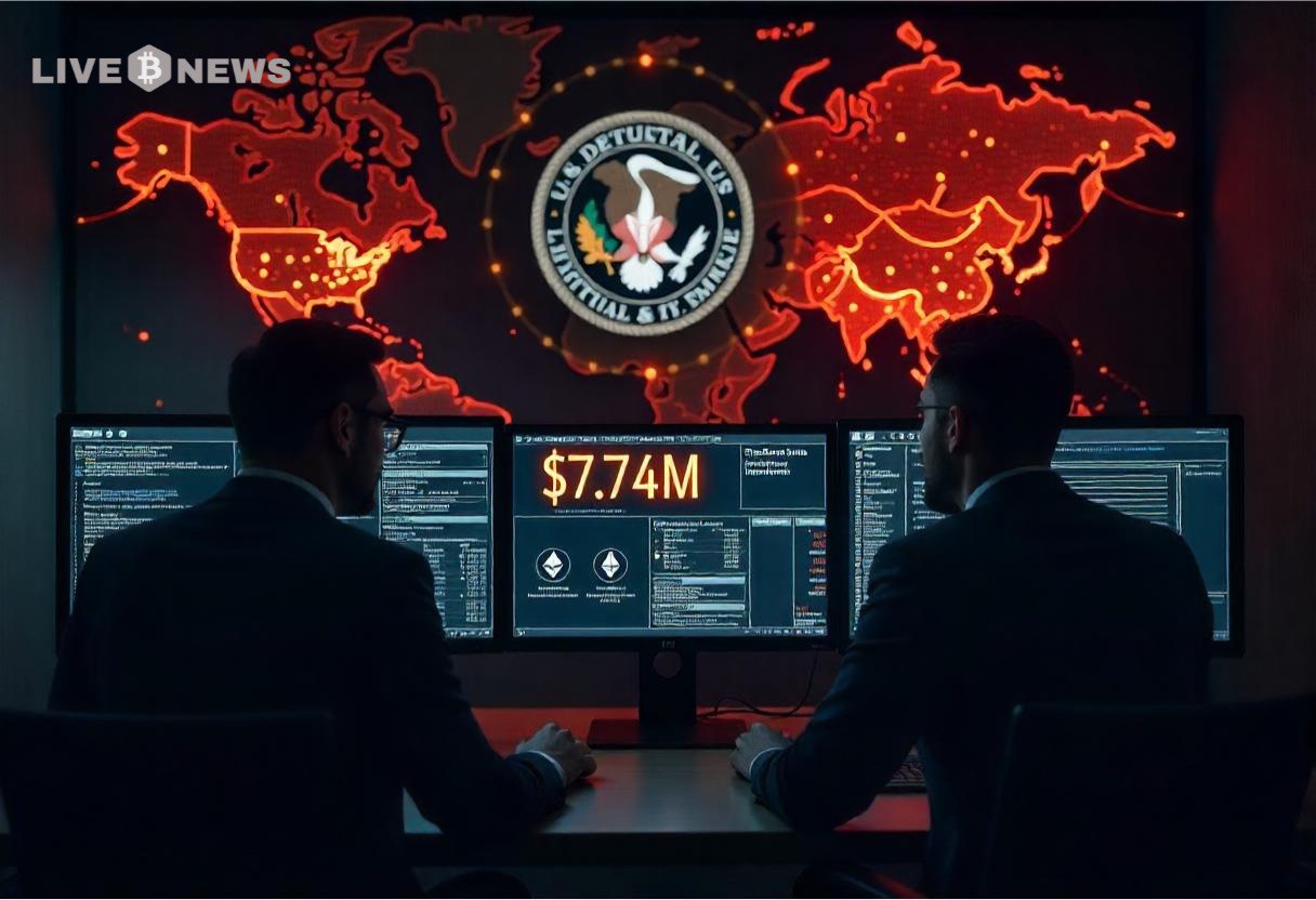 DOJ Seizes $7.74M Crypto Linked to North Korean IT Workers