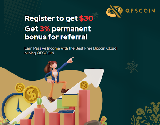 QFSCOIN Trusted Best Free Crypto Cloud Mining Allows Crypto Investors to Earn $6500 in Bitcoin (BTC) Every Day in 2025