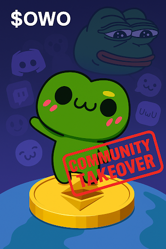 Community-Led $OWO Meme Token Launches on Ethereum Mainnet, Bringing the Iconic “OwO”Emote On-Chain