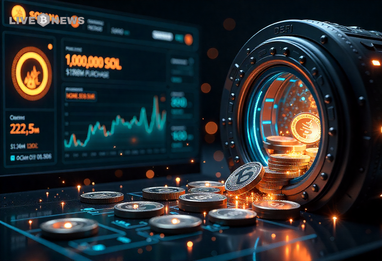 DeFi Development Nears 1 Million SOL With $198M Buy