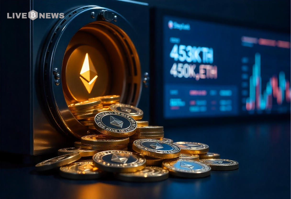 SharpLink Adds $43M in Ethereum, Holdings Climb Near 450K ETH