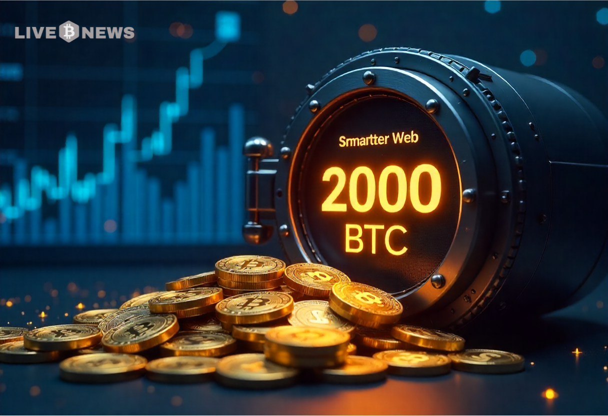 Smarter Web Expands Bitcoin Treasury with New Purchase, Now Holds Over 2,000 BTC