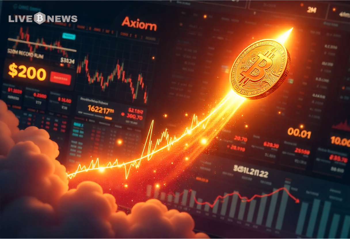 SOL Price Climbs Toward $400 Backed by Axiom’s $200M Record Run