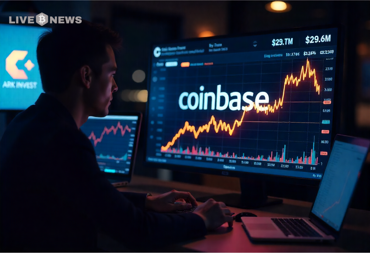 Ark Invest Buys Coinbase and BitMine Stock During Dip