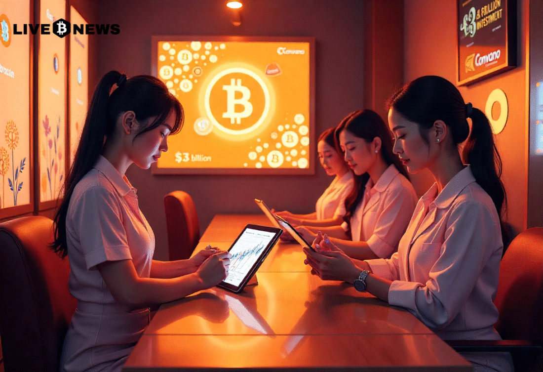 Japanese nail salon chain Convano plans a $3B Bitcoin investment to hedge against yen decline and economic uncertainty in Japan.