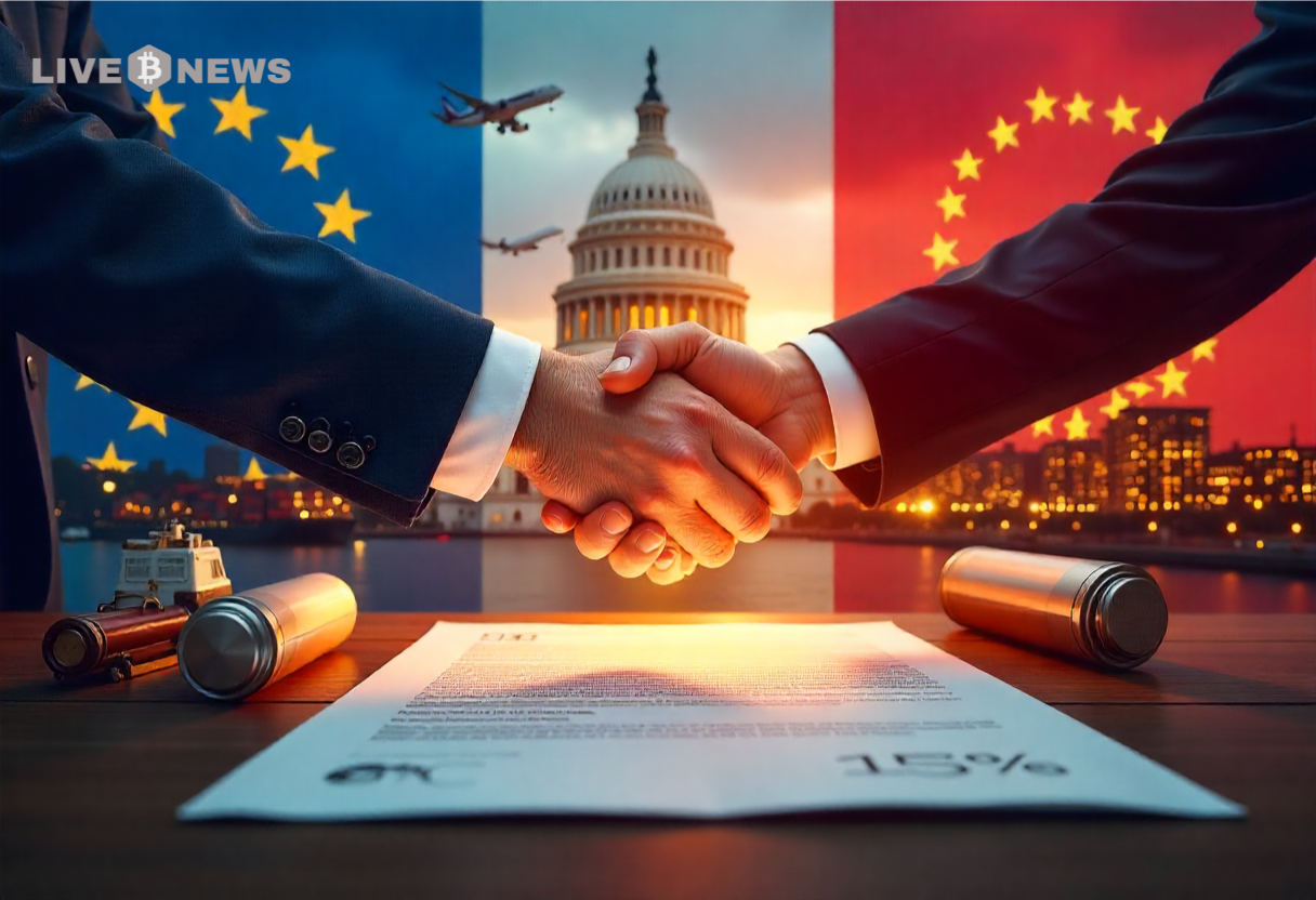 United States and European Union Strike Trade Deal With 15% Tariffs Set
