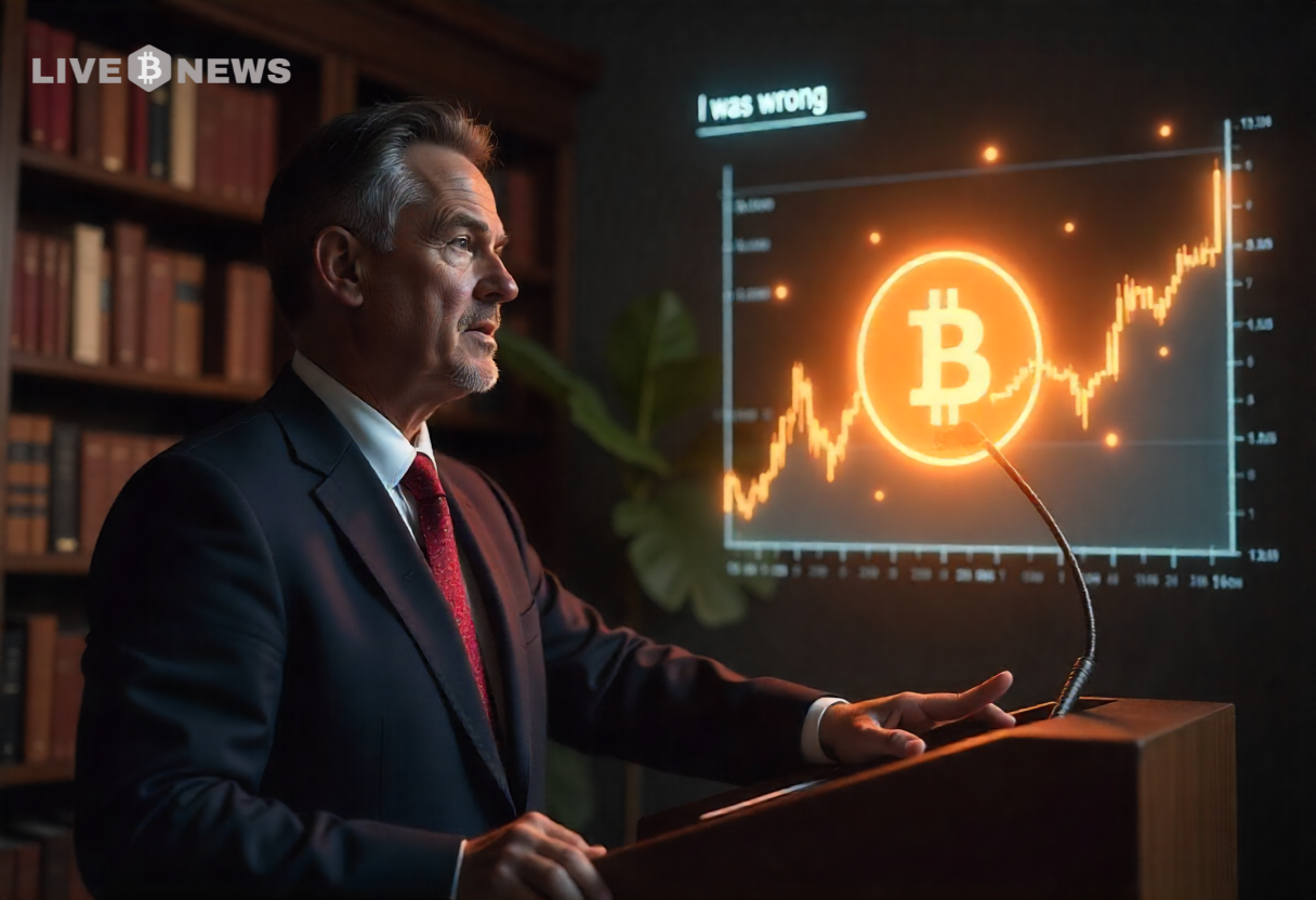“I Was Wrong To Predict Bitcoin Would Crash”: Harvard Economist Says