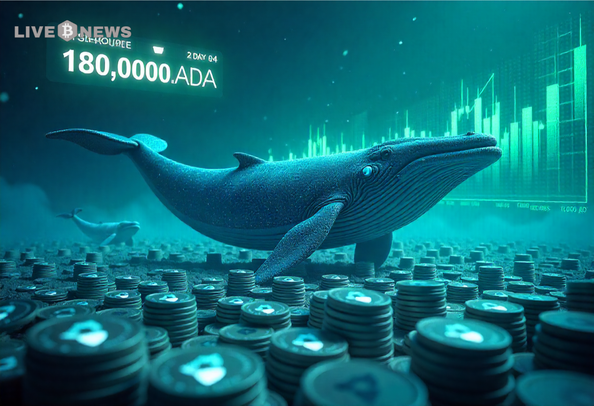 Cardano Whales Grab 180 Million ADA in Just 2 Days Fueling Breakout Speculation