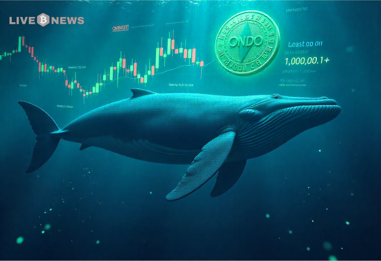 Whale Secures More Than 1 Million in ONDO as Chart Patterns Hint at Breakout