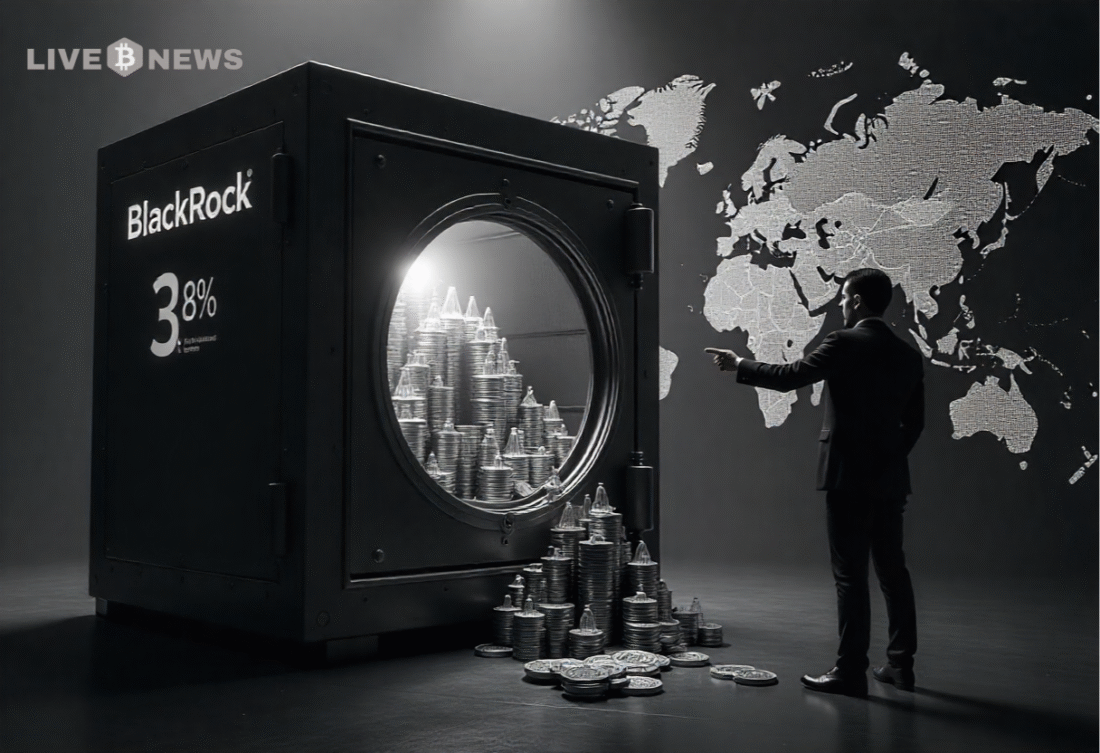 BlackRock Now Owns 3.8% of Bitcoin Supply, Analyst Highlights ‘Extraordinary’ Implications