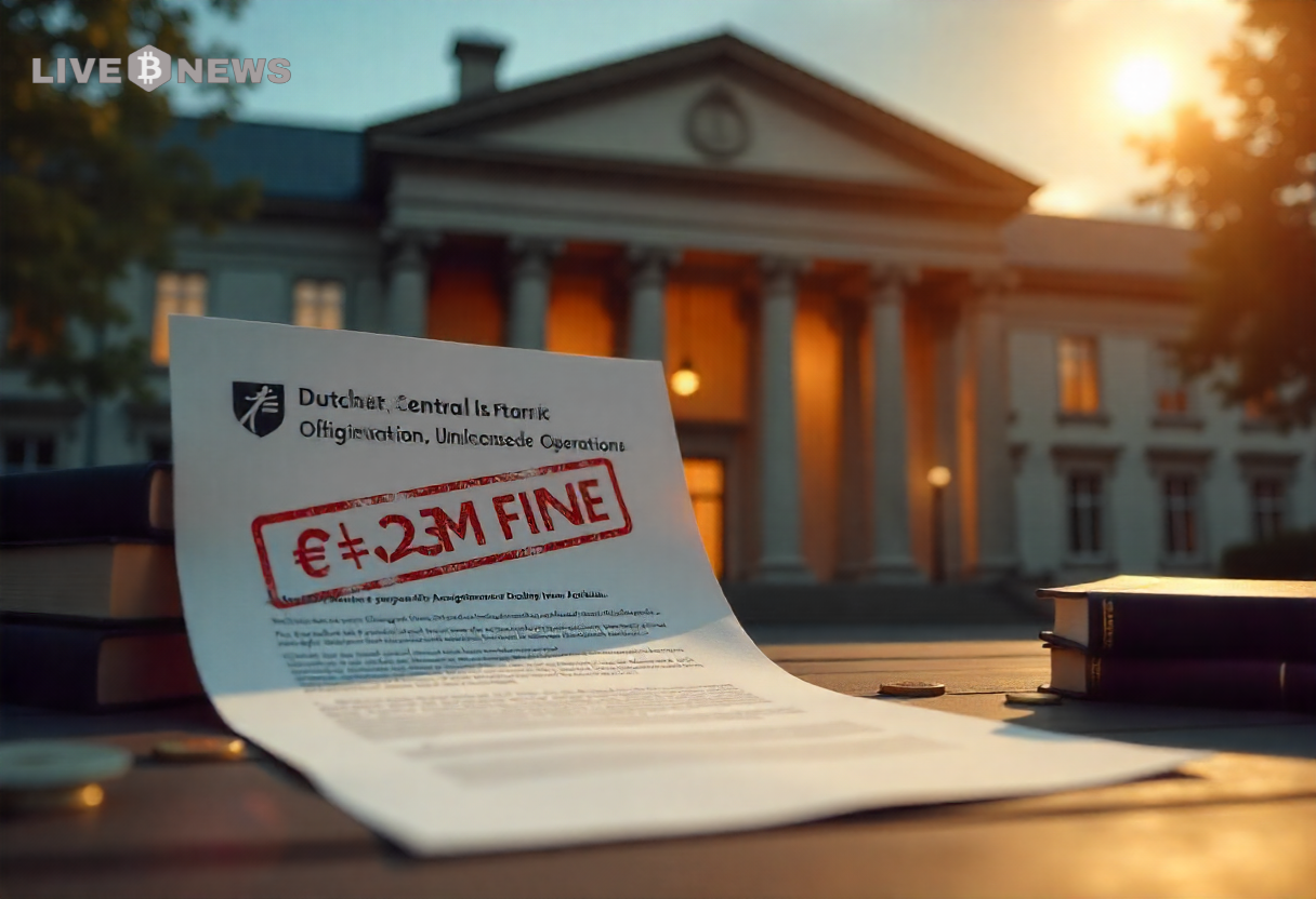 Dutch Central Bank Fines OKX €2.25M for Unlicensed Operations