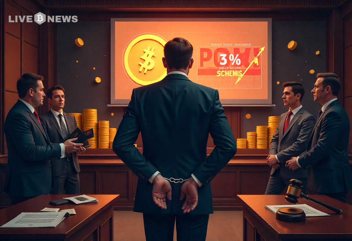 Bitcoin Ponzi CEO Pleads Guilty, Promised 3% Daily Returns