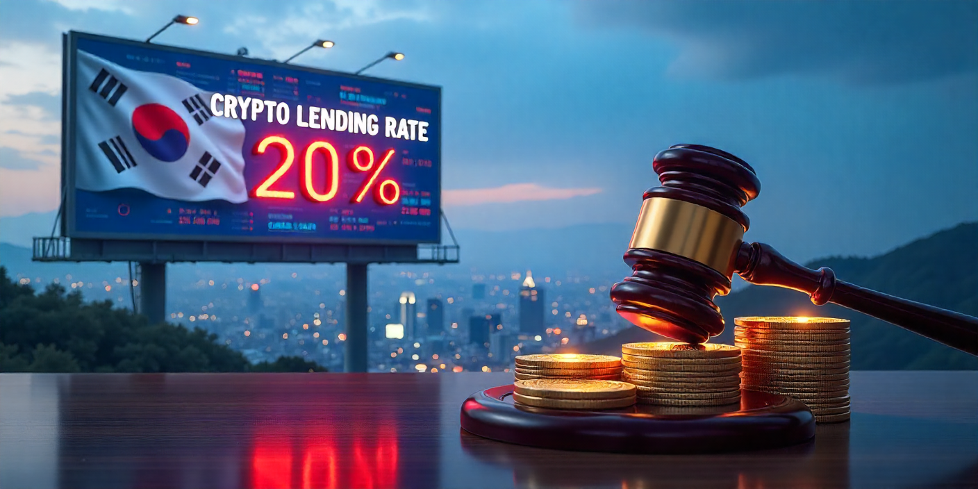 South Korea Caps Crypto Lending Rates at 20% to Protect Investors