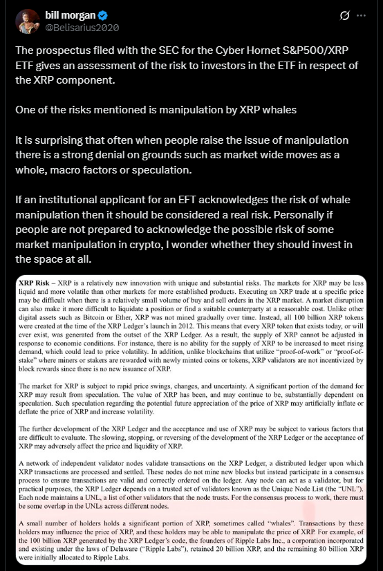 Could XRP Whales Crash Markets? ETF Filing Sounds Alarm