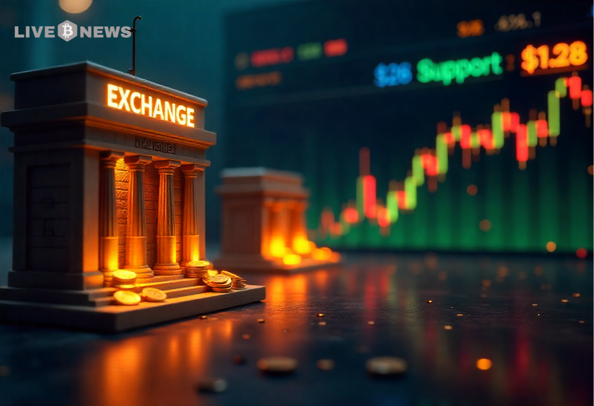Over $25 Million in LINK Moved Off Exchanges as Price Tests $28 Support Zone