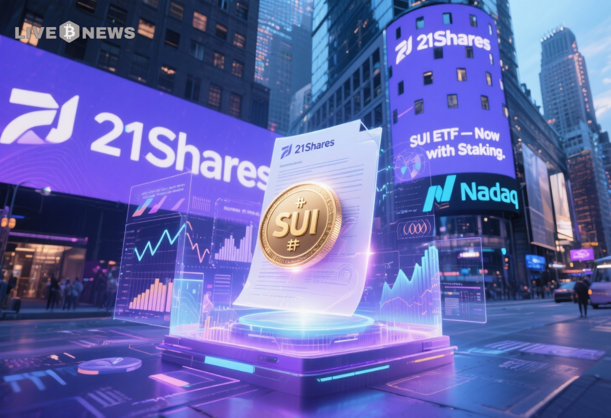 Crypto News Today: 21Shares Updates Sui ETF with Staking and Nasdaq Listing Details