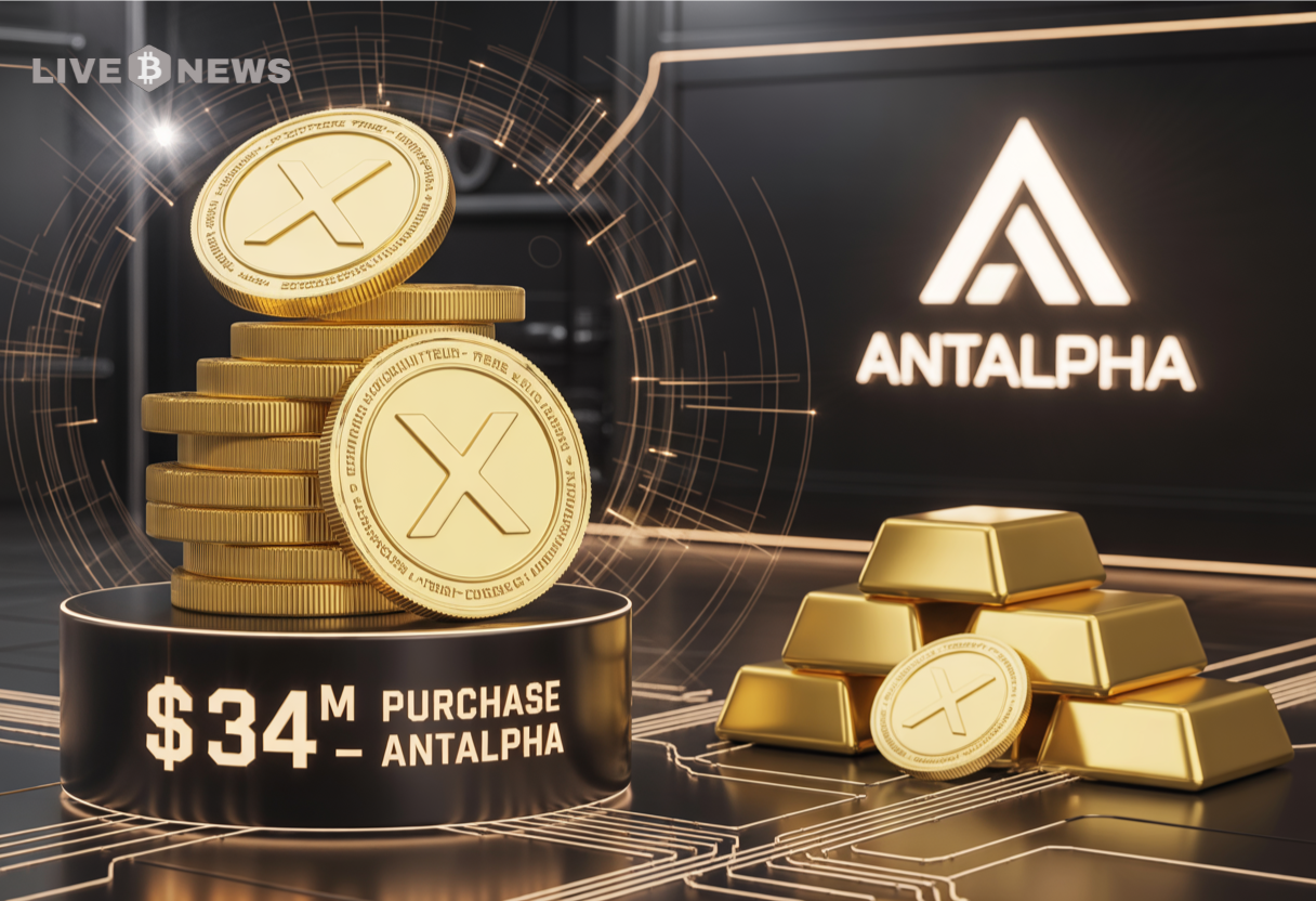 Crypto News: Antalpha Buys $134M in Tokenized Gold Tether (XAUT)