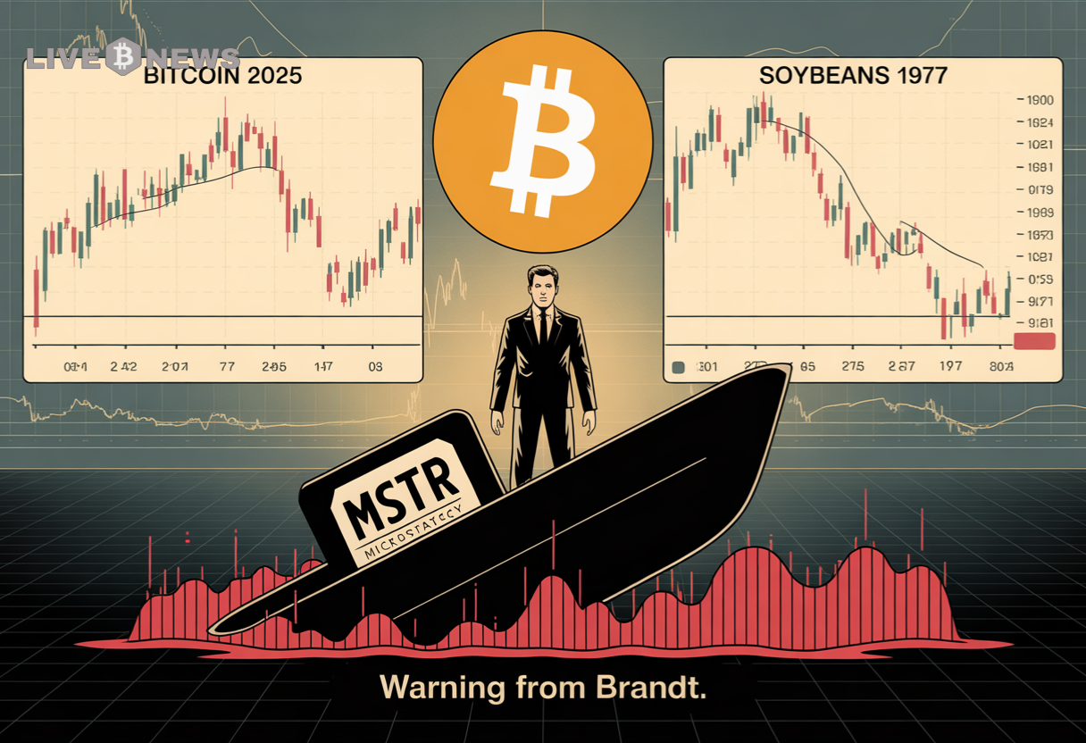 BTC News: MSTR Could Sink if Bitcoin Follows 1977 Soybean Pattern Says Brandt