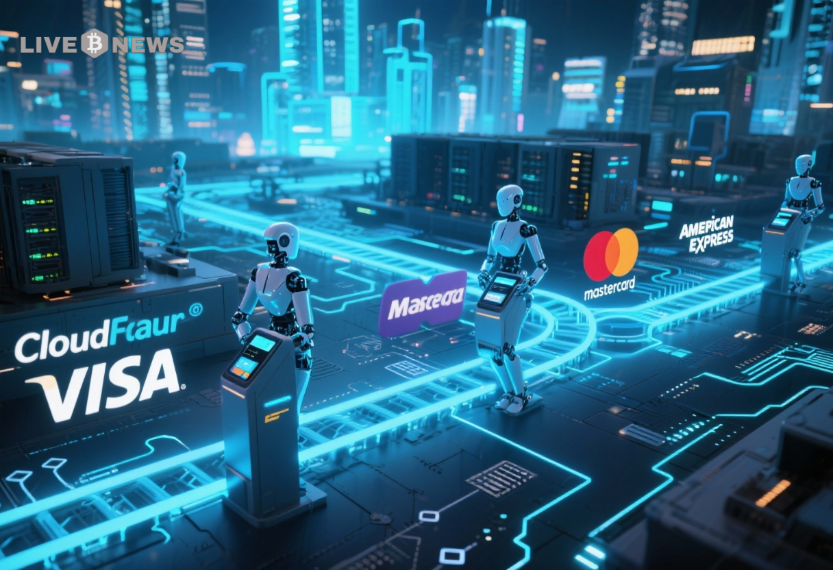 AI Market News: Cloudflare, Visa, Mastercard & AmEx Create AI Payment Rails