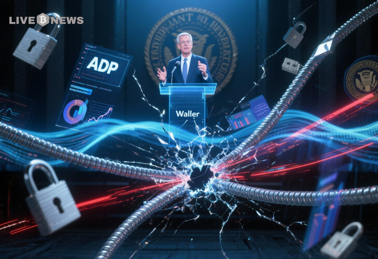 Crypto News: ADP Cuts Fed’s Data Feed After Waller Speech Shakes Privacy Lines