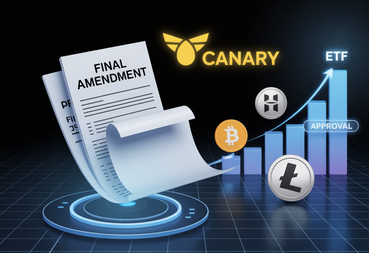 Crypto News: Canary Files Final Amendments As Hedera, Litecoin ETFs Inch Closer To Approval