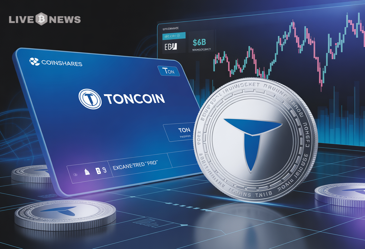 Crypto News Today: CoinShares Rolls Out Toncoin ETP as TON Slips Below $6B Market Cap