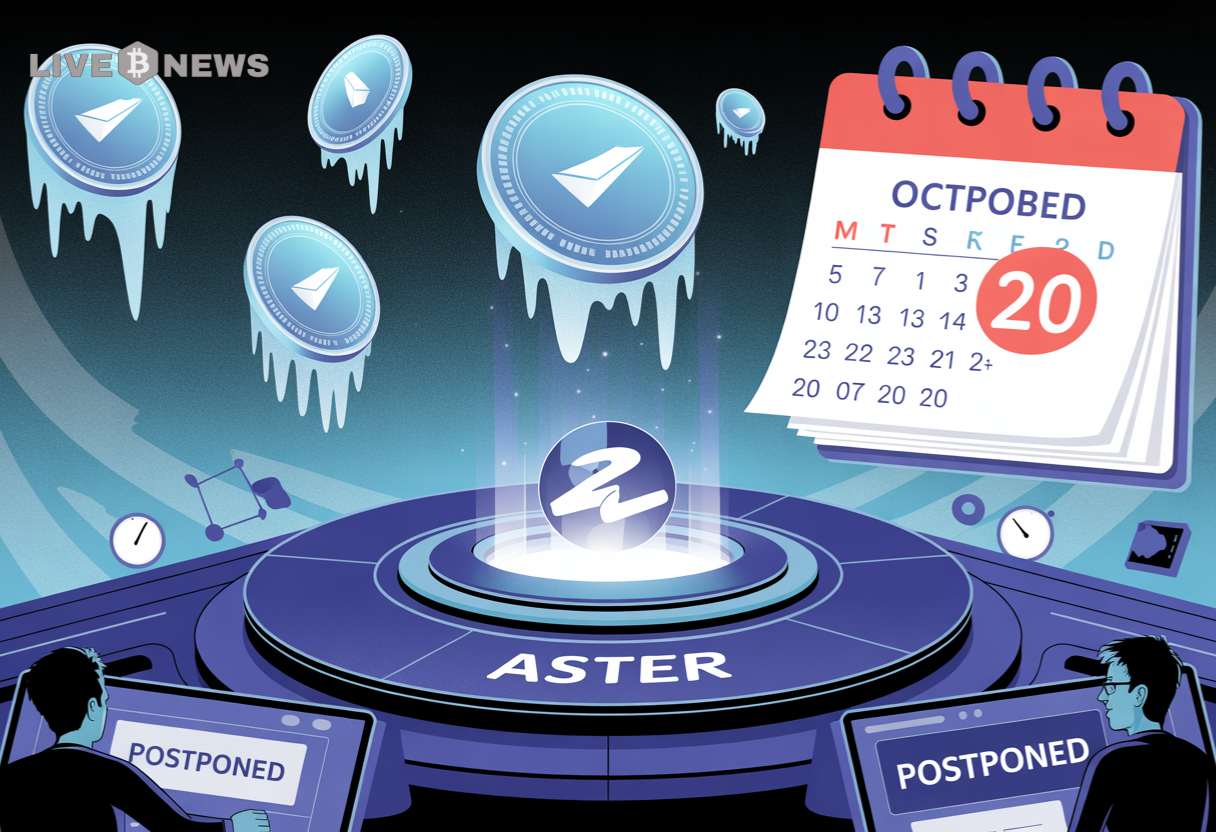 Crypto News: Why ASTER Airdrop Was Postponed to October 20