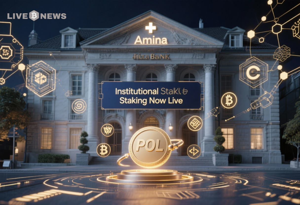 Crypto News Today: Swiss Bank Amina Becomes First to Offer POL Token Staking for Institutions