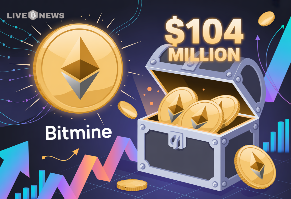 Ethereum News Today: BitMine Increases Treasury Holdings by $104 Million in ETH