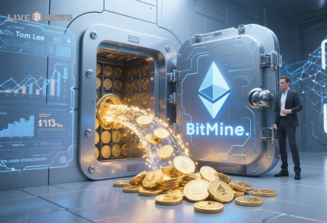 Ethereum News: Tom Lee’s BitMine Buys 54,156 ETH, Total Holdings Now Worth $11.11BEthereum News: Tom Lee’s BitMine Buys 54,156 ETH, Total Holdings Now Worth $11.11B