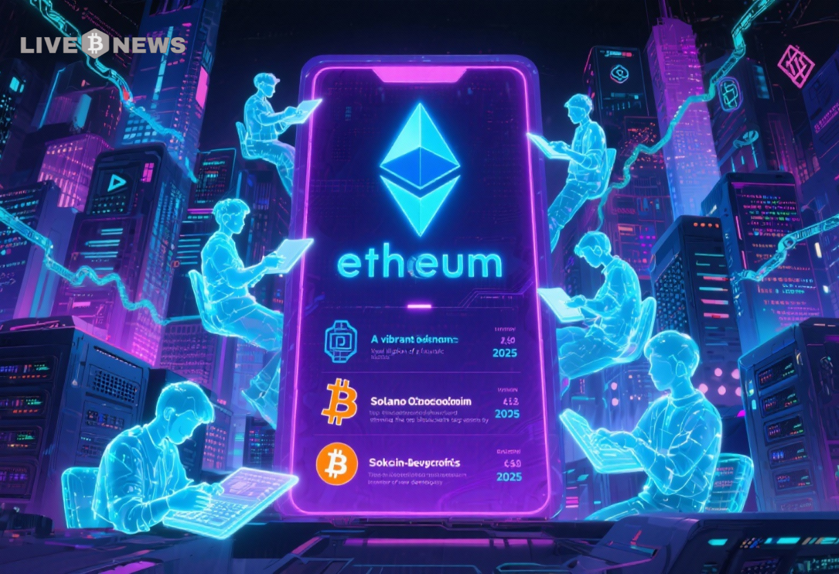Ethereum Latest News: Ethereum Dominates New Developer Growth in 2025 – Bitcoin Trails Third