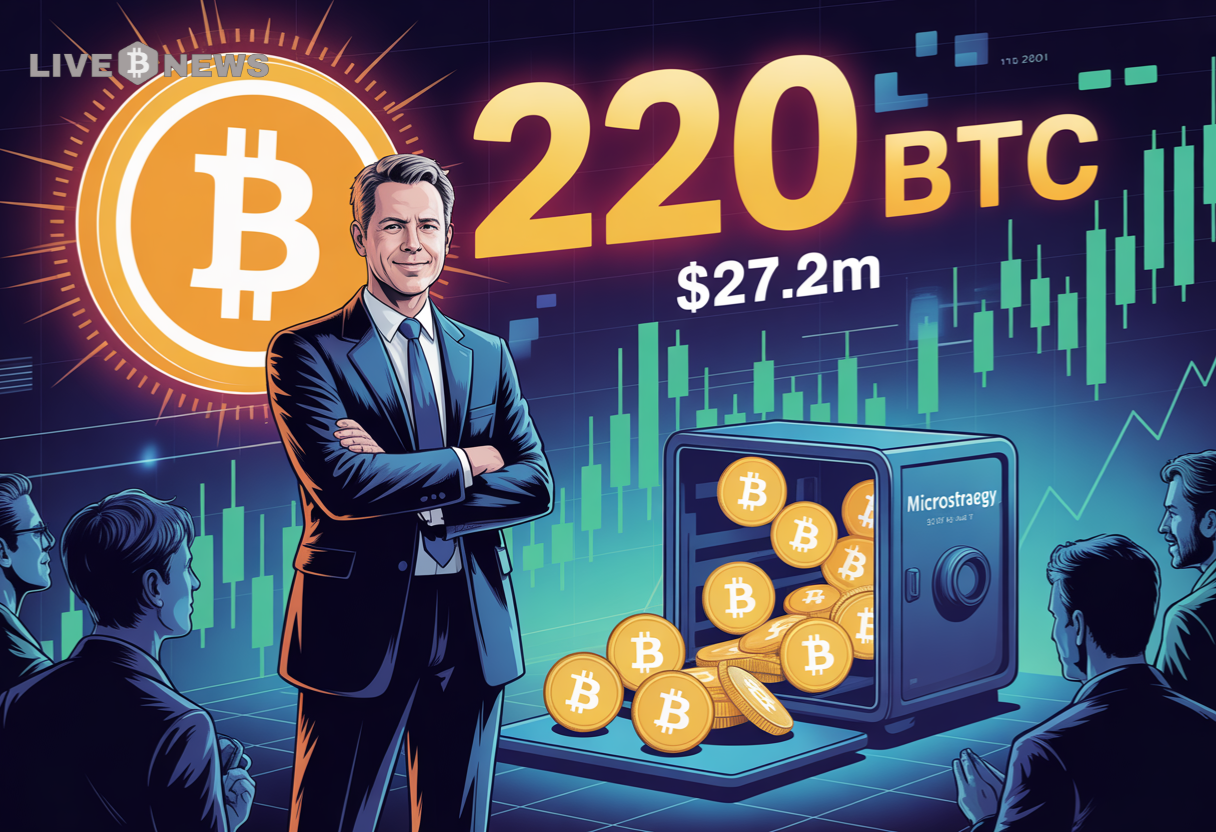 BTC News: Michael Saylor’s Strategy Buys 220 BTC Worth $27.2M Amid Market Rally