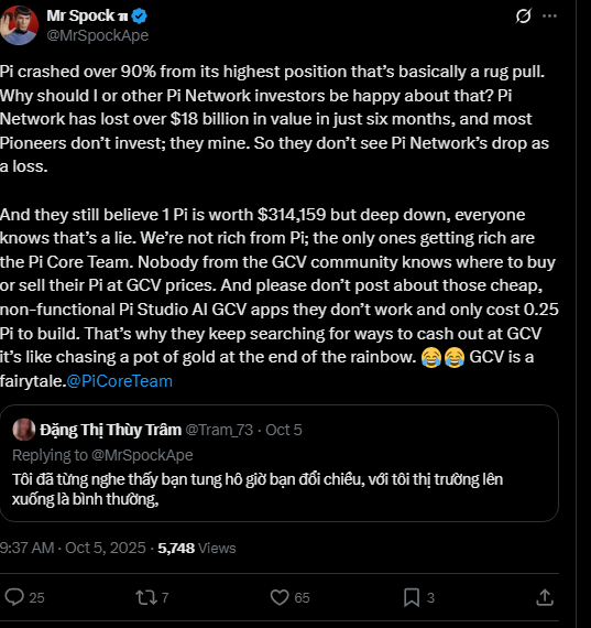 Crypto News: Pi Network’s 90% Price Crash Sparks Rug Pull Accusations