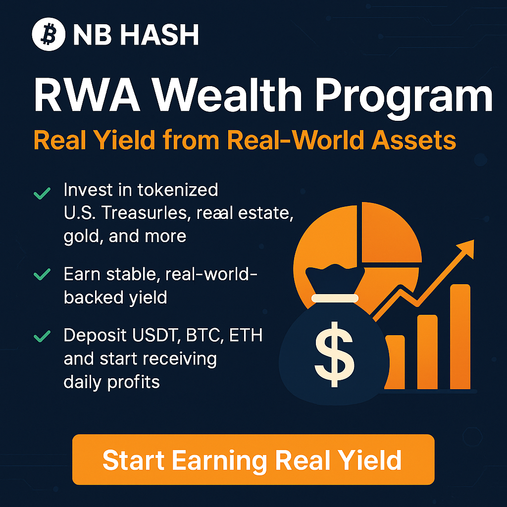NB HASH Launches “RWA Wealth Program” — Real-World Assets Bring Stable Yield to Crypto Investors