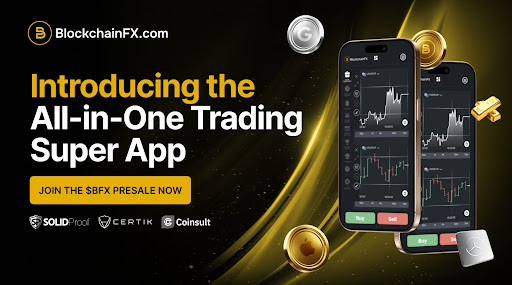 5 Best Cryptos to Invest In: BlockchainFX Raises $9.56M, Offering Massive ROI Potential in Q4