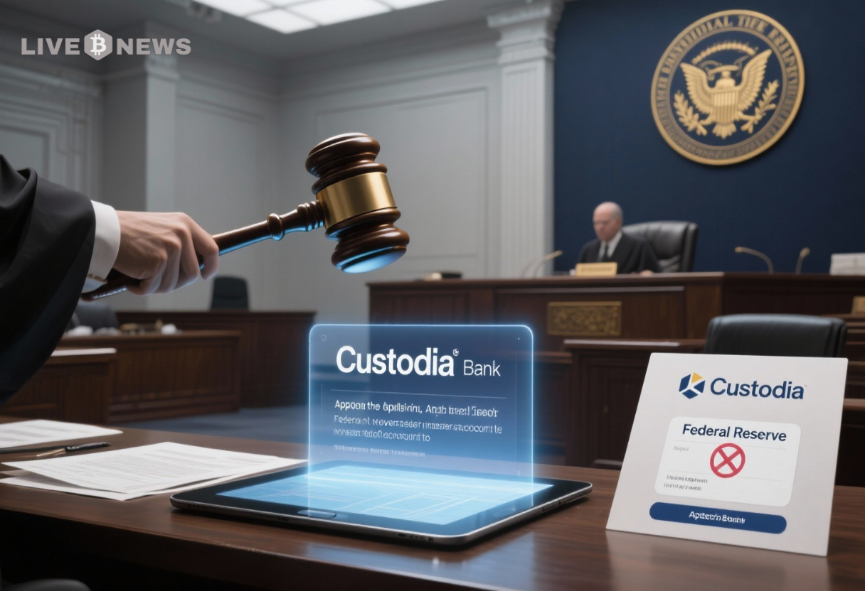 Crypto News Today: Appeals Court Upholds Denial of Fed Master Account to Custodia