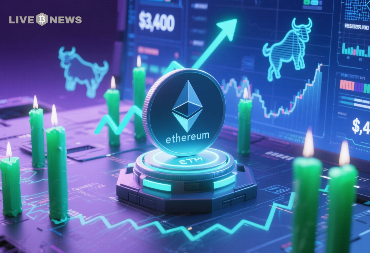 ETH News: Ethereum Holds Above $3,400 as Bulls Fight to Maintain Key Support