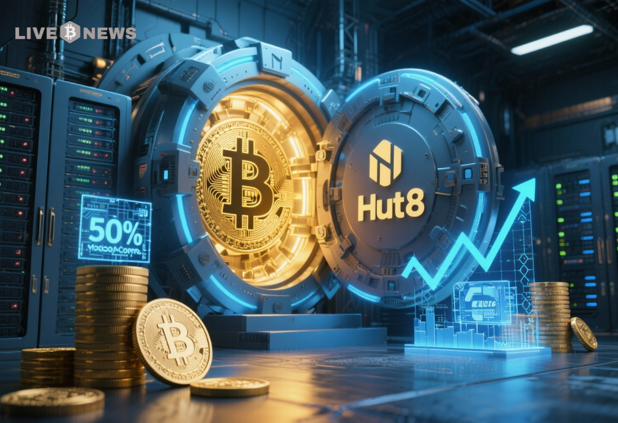 Hut 8 Boosts Bitcoin Holdings by Over 50% Year-on-Year
