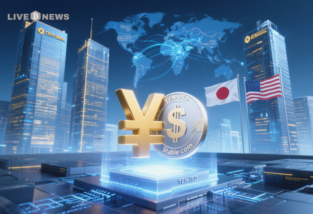 Japan's FSA backs a pilot for a yen-backed stablecoin. MUFG, SMBC, and Mizuho will jointly issue the stablecoin.