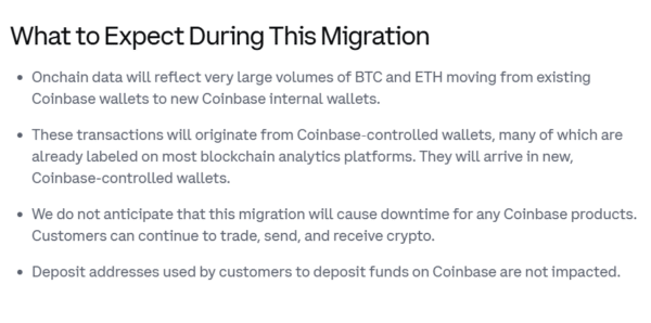 Crypto News: Coinbase Begins BTC and ETH Wallet Migration for Security Upgrade