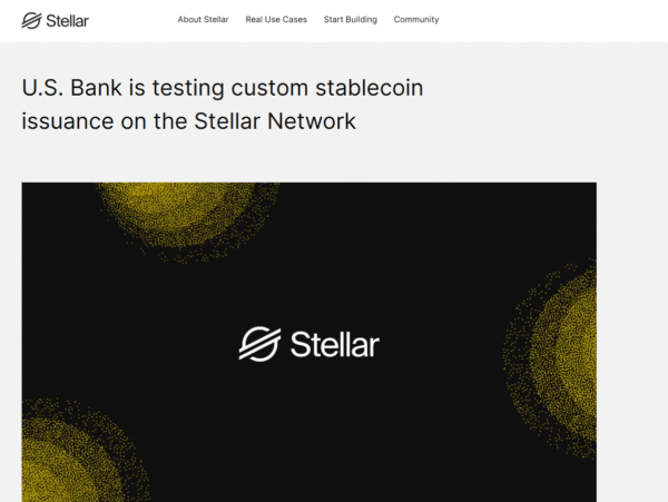 U.S. Bank is testing its own stablecoin on the Stellar blockchain. This expands digital assets, highlighting Stellar’s asset-freeze capability for institutional control.