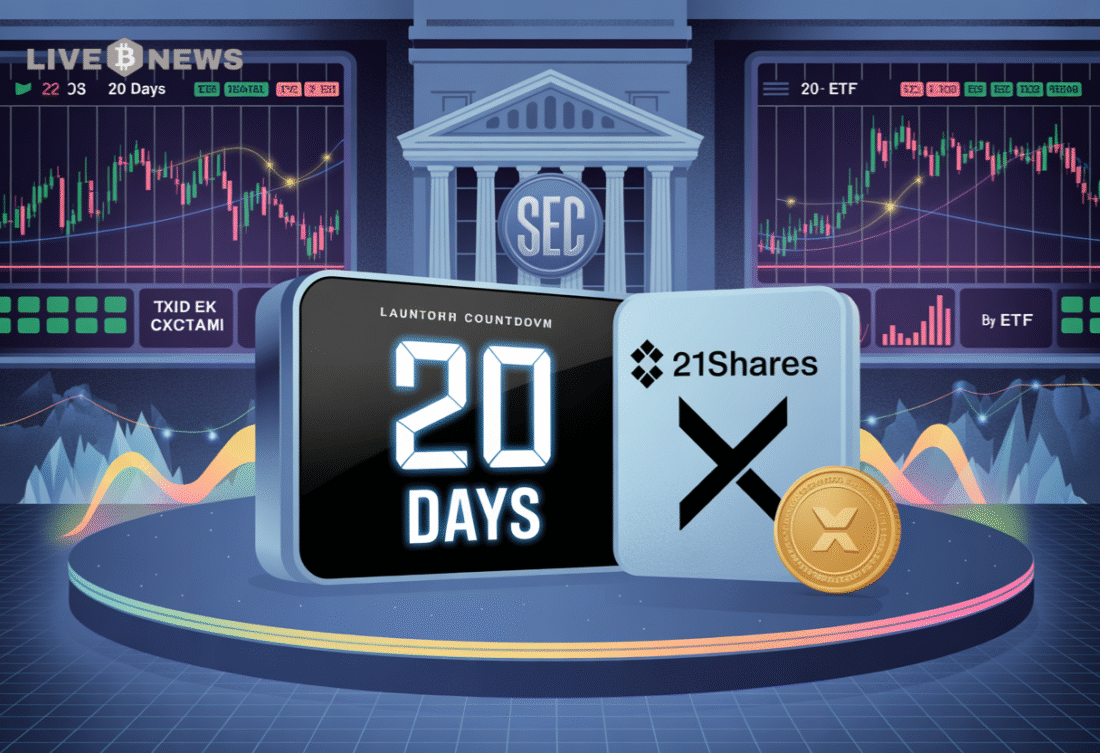 XRP News- 21Shares Launches 20-Day Countdown for XRP ETF Following SEC Filing