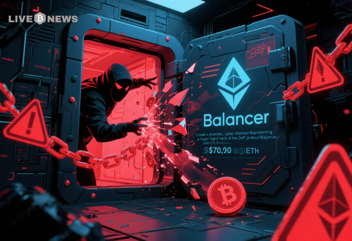 Crypto News: DeFi Protocol Balancer Reportedly Breached With $70.9M in ETH Tokens Stolen by Hacker