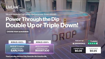 LivLive ($LIVE) Is the Top Crypto Presale of 2025 That Rewards Real-Life Actions, $MAXI and $RTX Follow the Trend