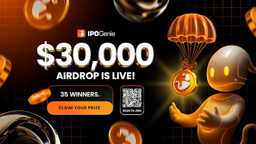 Top 3 Crypto Airdrops Right Now: IPO Genie Is Leading by a Mile