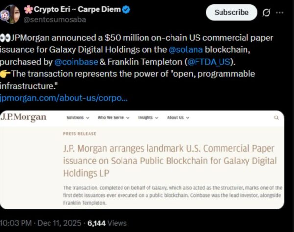 The tokenization shows openness and programmability