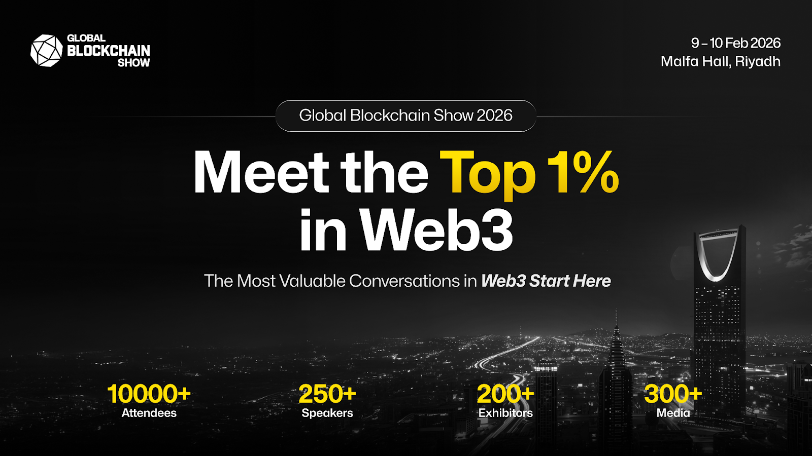 Global Blockchain Show 2026: Riyadh Becomes the Hub of Decentralized Innovation