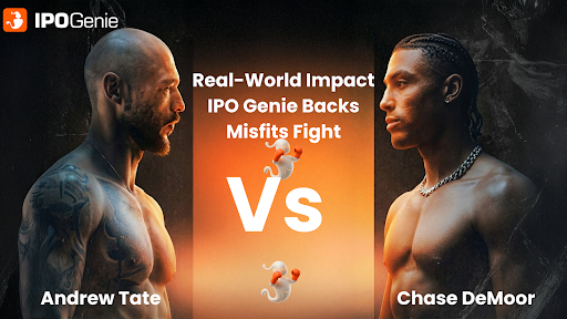Biggest 2025 Crypto Presale Collab: IPO Genie Sponsors Andrew Tate’s Misfits Boxing Headliner in Dubai