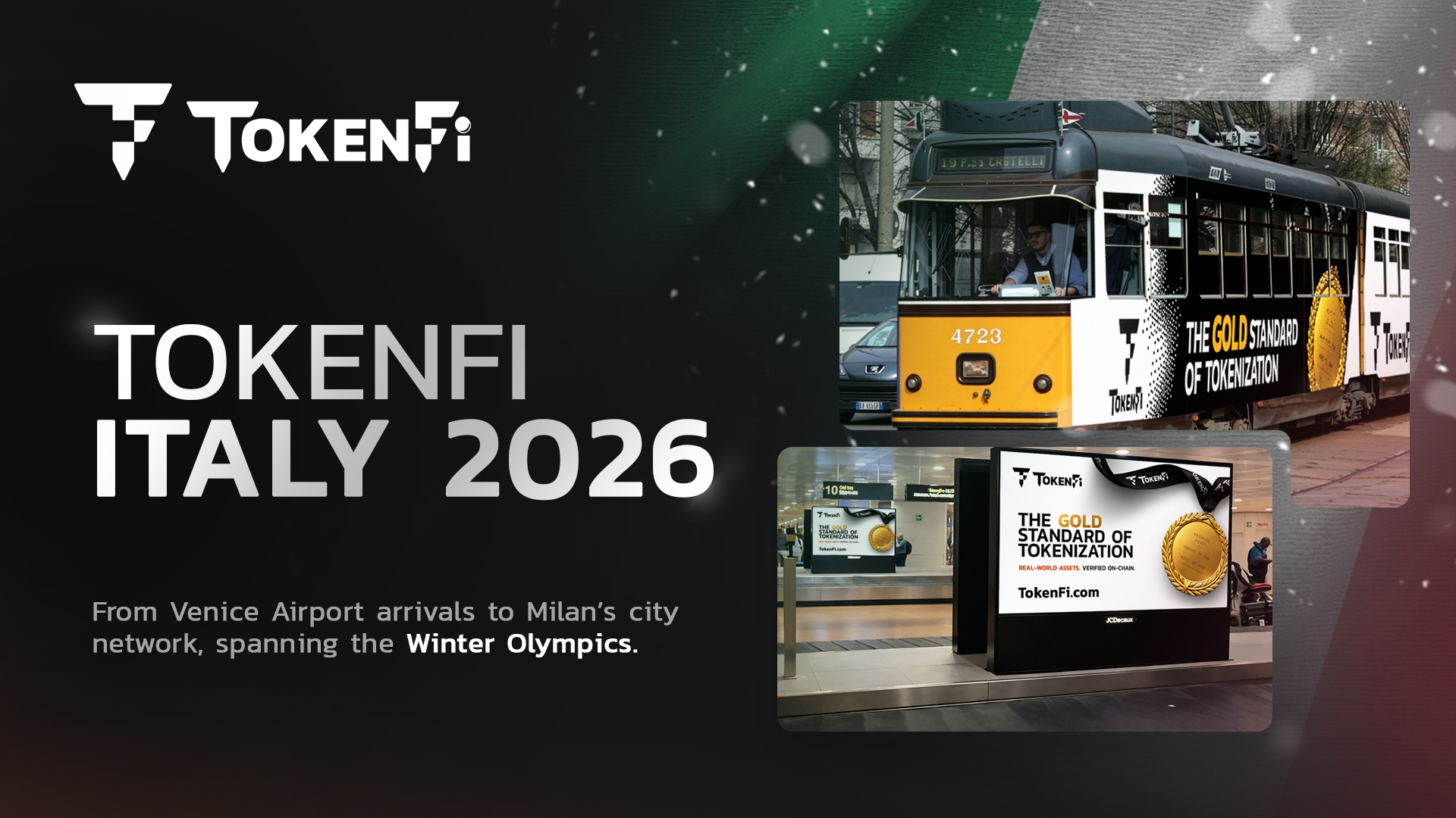 TokenFi Unveils High-Visibility Branding Campaign Across Italy Ahead of 2026 Winter Olympics